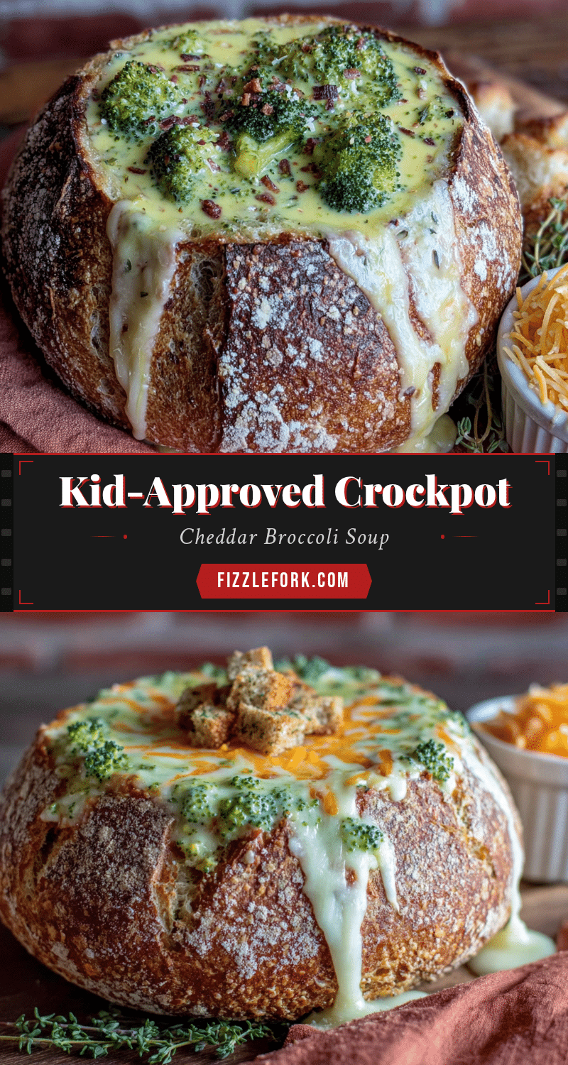 crockpot cheddar broccoli soup recipe