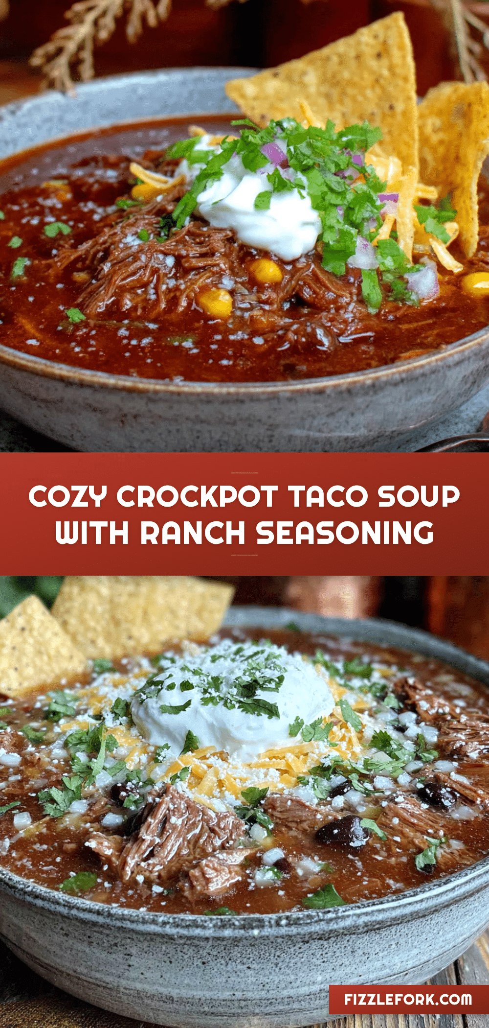 crockpot taco soup with ranch seasoning recipe