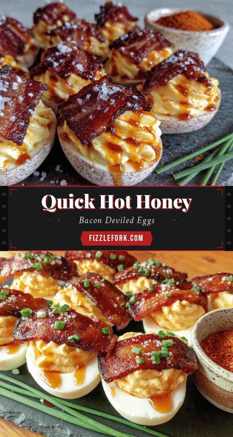 hot honey bacon deviled eggs recipe